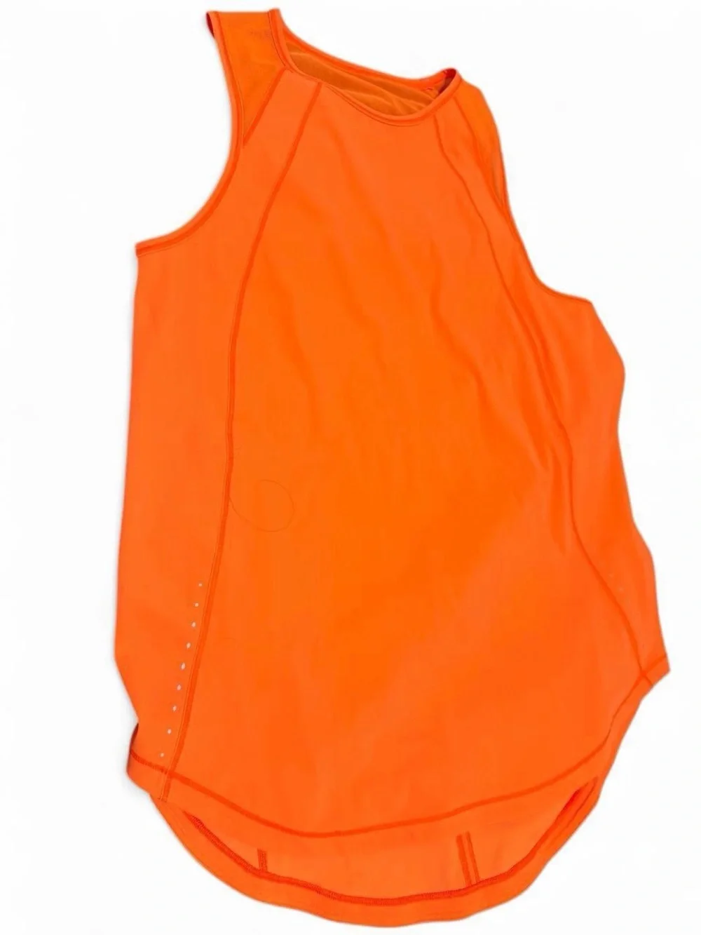 lululemon athletica Orange Racerback Tank Top